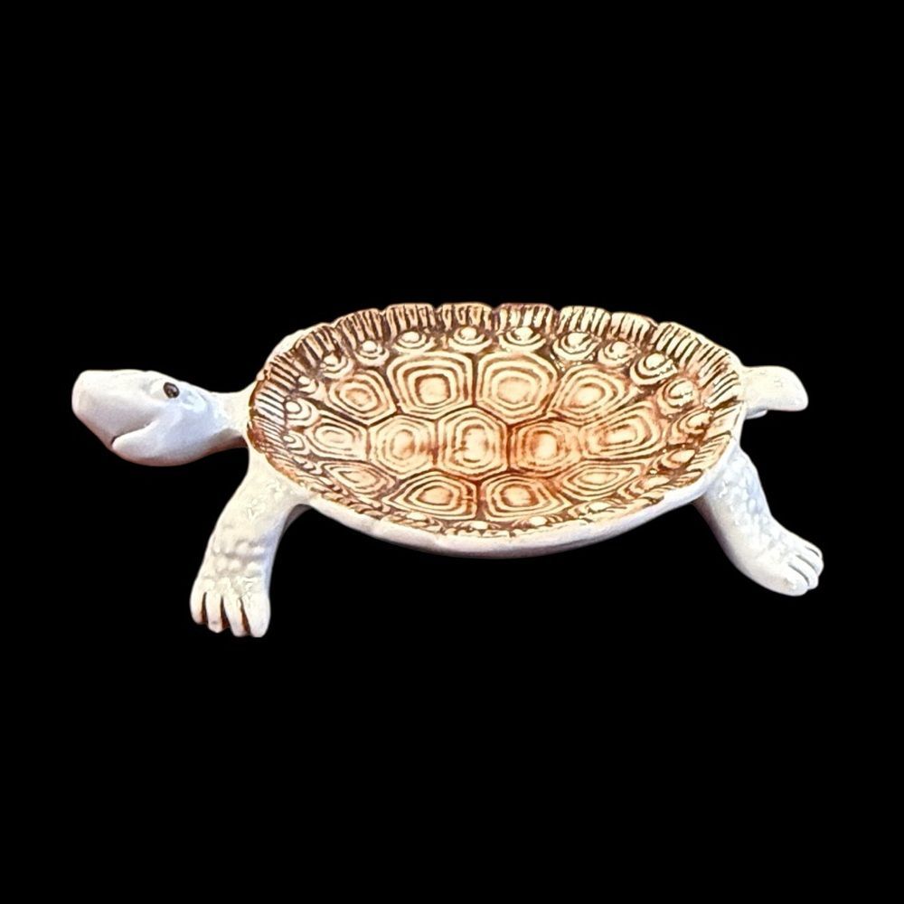 Vintage Italian Turtle Trinket Jewelry Dish Gump’s San Francisco Catchall